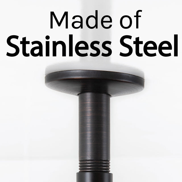 3 in. Shower Arm for Ceiling-Mounted Rainfall Showerhead (Oil-Rubbed Bronze Finish)