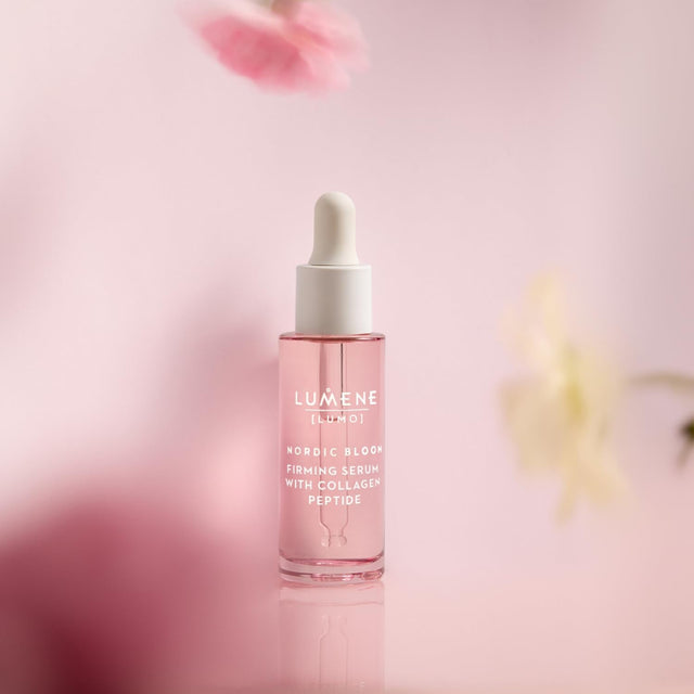 [Lumo] Vegan Collagen Face Serum - Firming Peptide Serum Formulated with Hyaluronic Acid for Smoother, Plump-Looking Skin - Helps to Reduce the Appearance of Fine Lines + Wrinkles (1 Fl Oz)