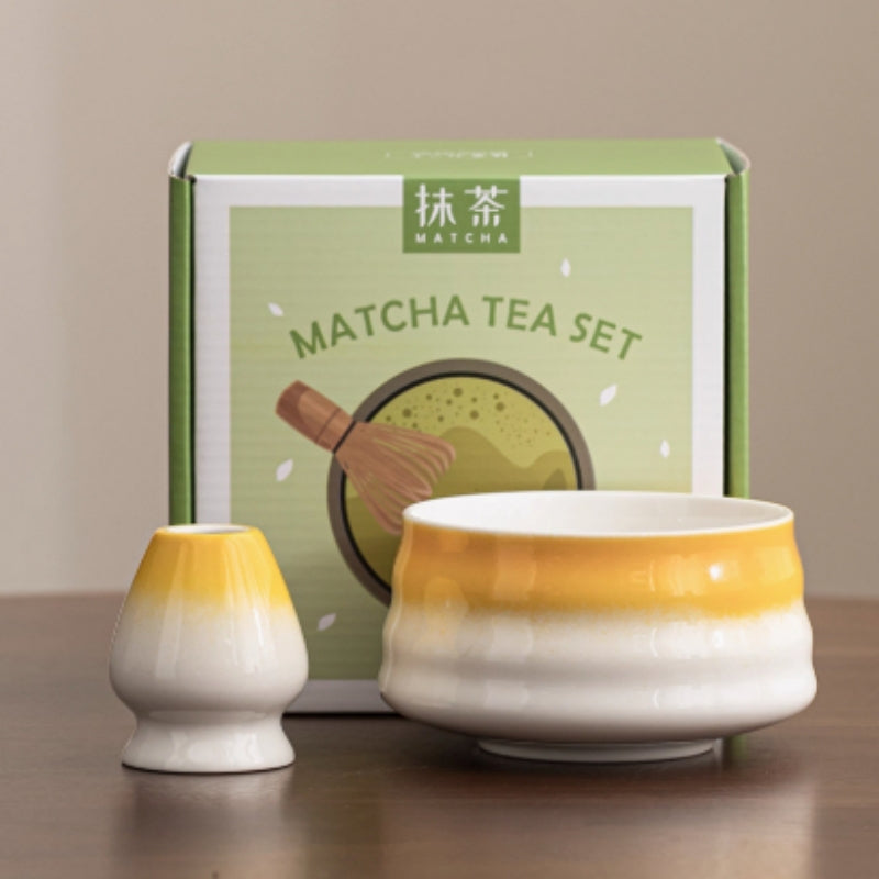 Ceramic Matcha Bowl Ceramic with Accessories