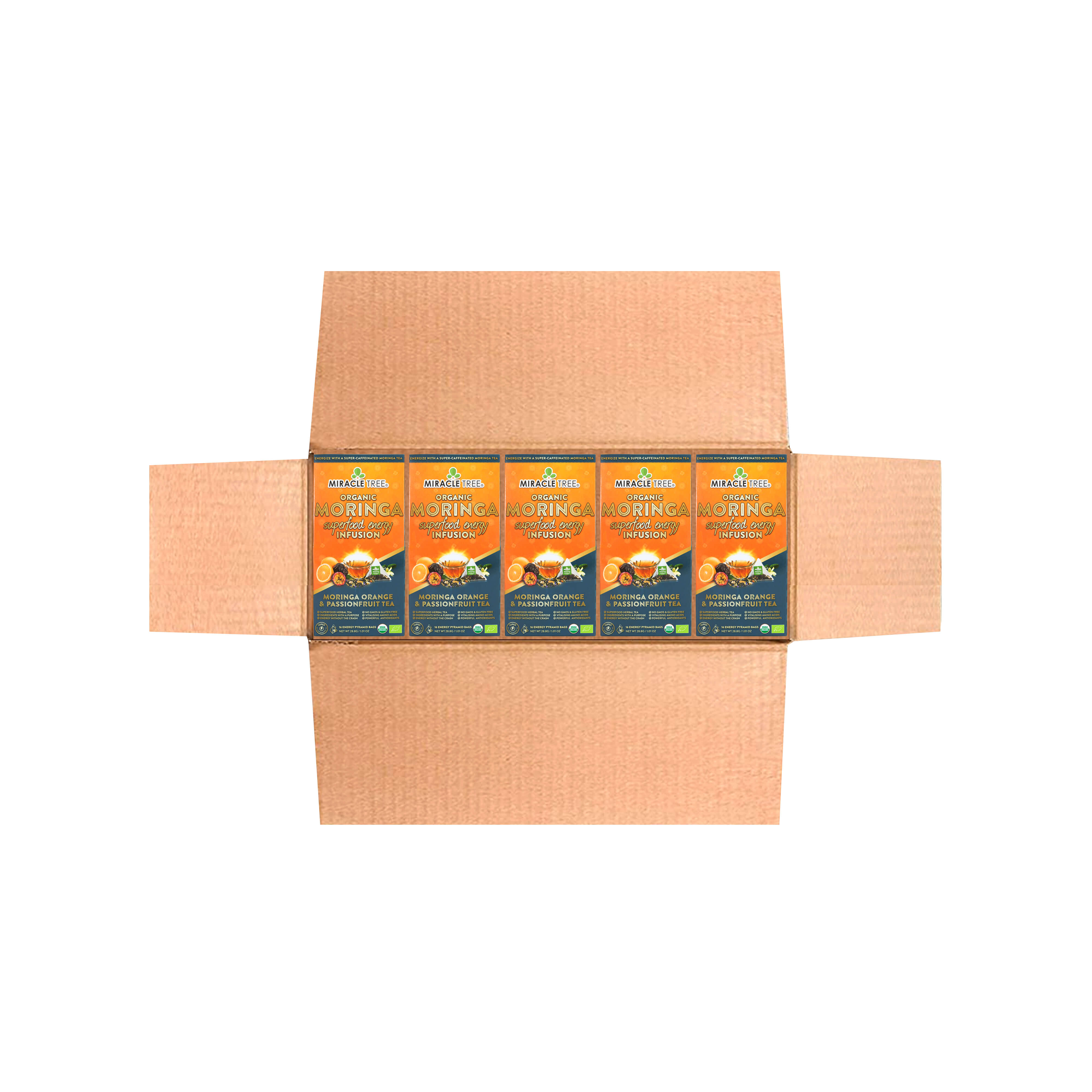 Moringa Energy Tea, Orange Passionfruit