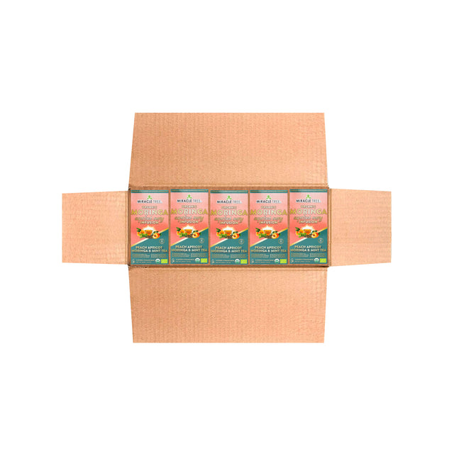 Moringa Energy Tea, Peach Mint Apricot