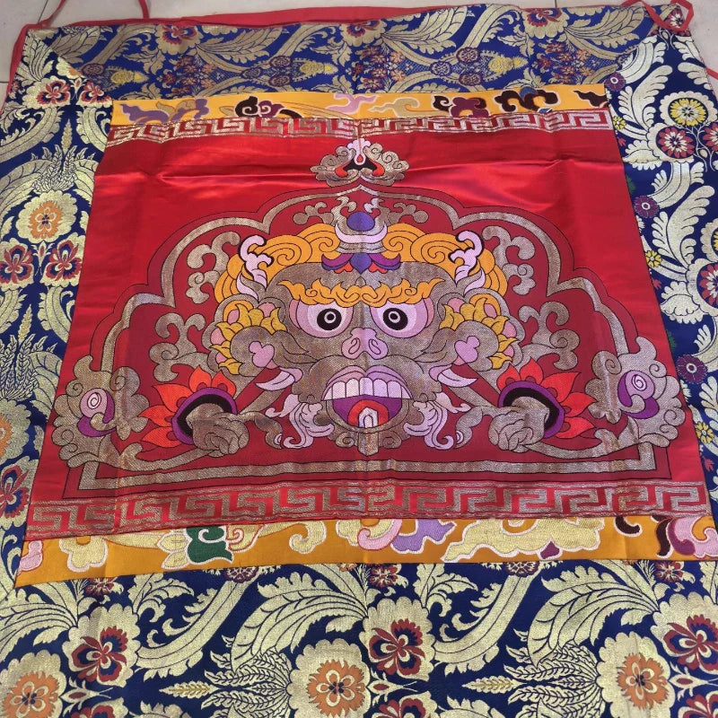 1 Meter X 1 Meter Tibetan-style High-quality Exquisite Handmade Embroidery Altar Tablecloth Household Indoor Area Decoration
