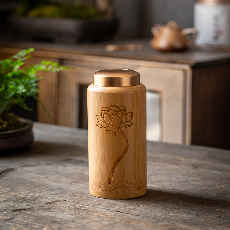 Eco-Luxe Pure Bamboo Storage Canister