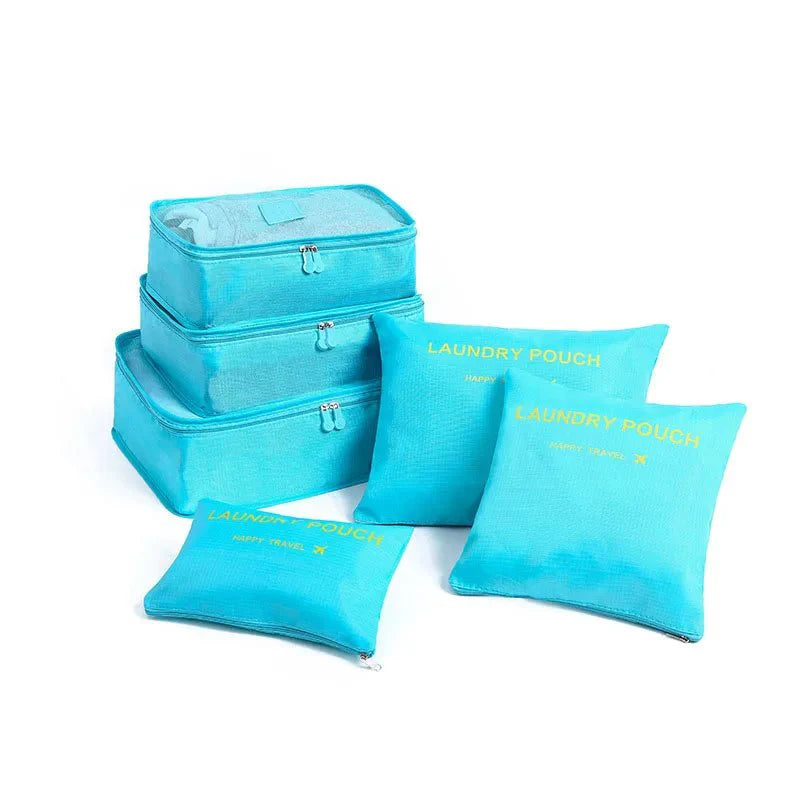6 Pieces/set Travel Bag Clothes Shoe Organizer