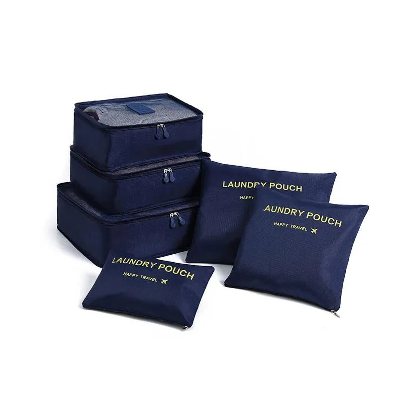 6 Pieces/set Travel Bag Clothes Shoe Organizer