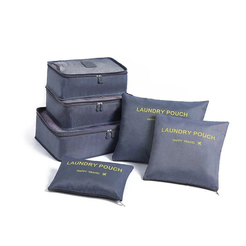 6 Pieces/set Travel Bag Clothes Shoe Organizer