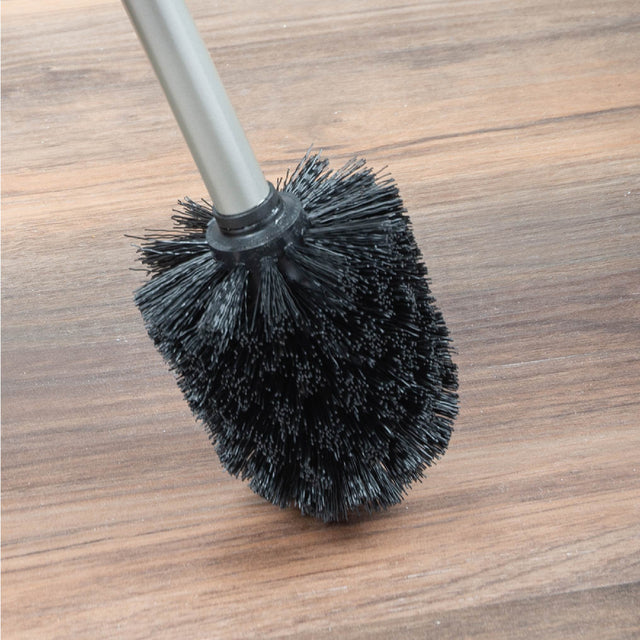 Toilet Brush and Holder, 2-Pack (Brushed Nickel Finish)