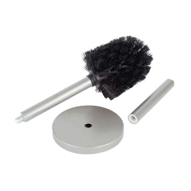 Toilet Brush and Holder, 2-Pack (Brushed Nickel Finish)