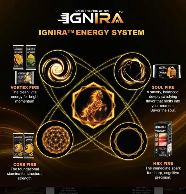 IGNIRA Dried Mango with chili, Sweet & Hot Fruit Snack Strips, Dry Chamoy Mangoes Slices, Chili Mangoes Snacks for Office, Gluten-Free, Plant-Based, Real Fruit, Vortex Energy Pack of 6 (10.02 oz)