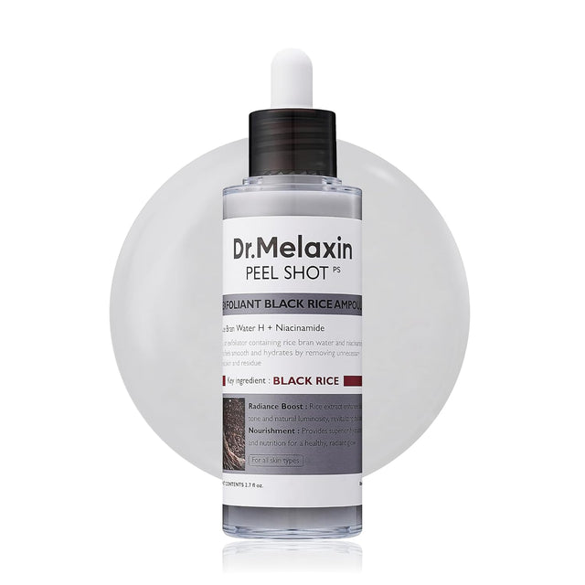 Dr. Melaxin Peel Shot Exfoliant Black Rice Ampoule