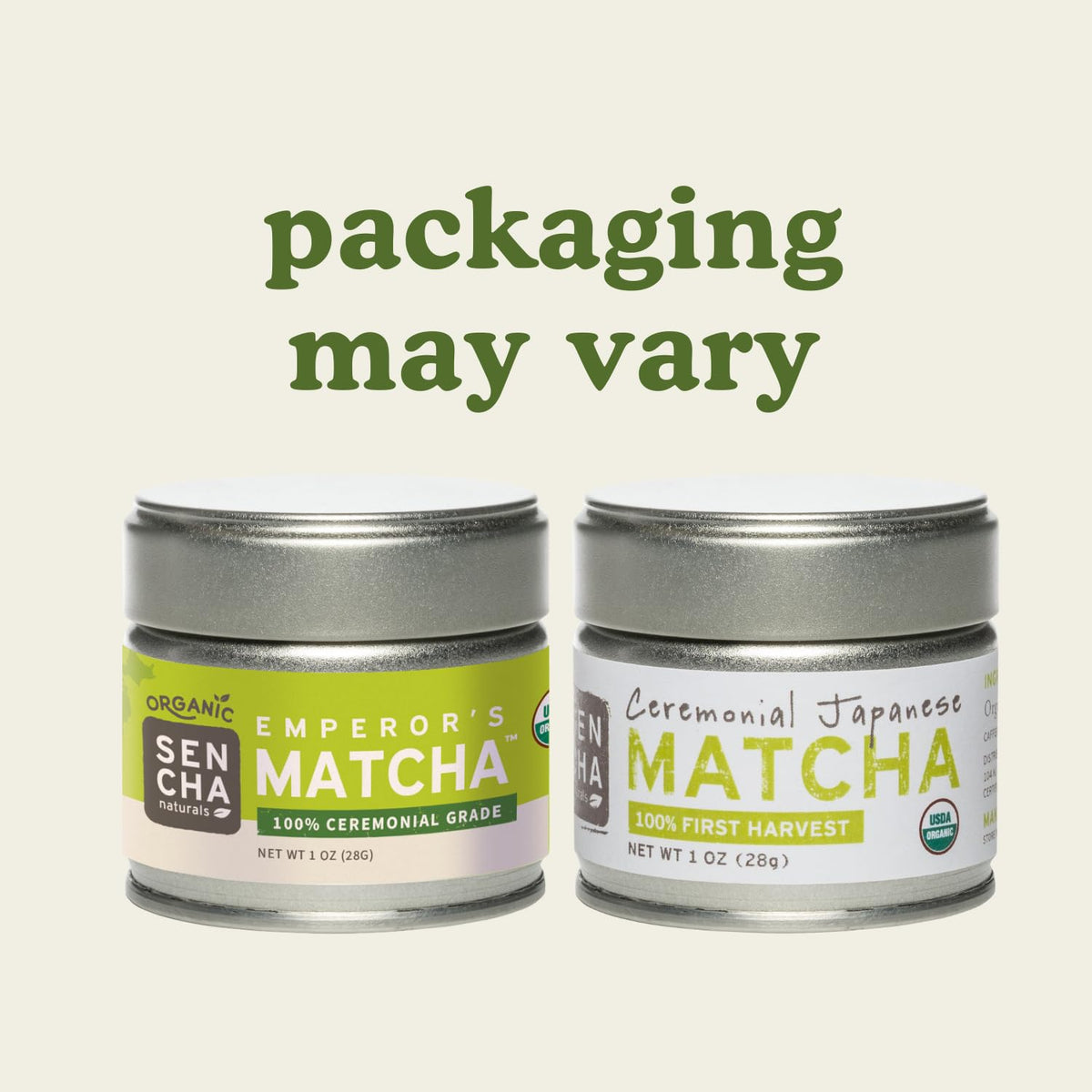SEN CHA Naturals Organic Matcha Green Tea Powder, Ceremonial Grade, First Harvest Organic Matcha, 1oz Tin (1 Pack)