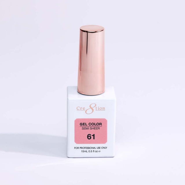 Cre8tion Gel Collection- Semi Sheer Gel Color 0.5 oz