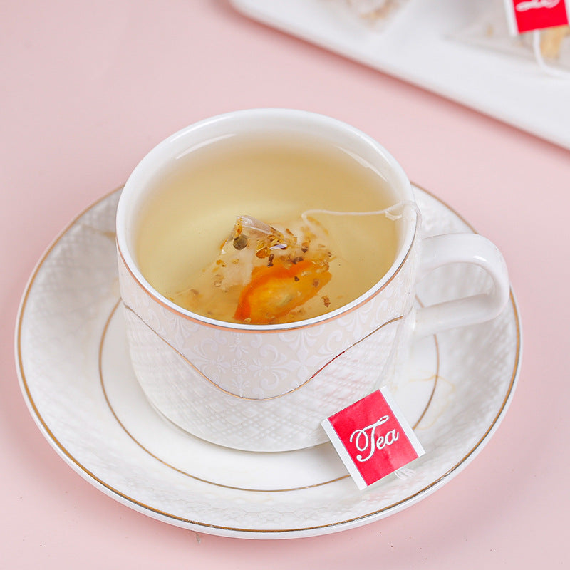 Pineapple Osmanthus Snow Pear Tea Triangle Dried Kumquat Osmanthus Snow Pear 15 Tea Bags