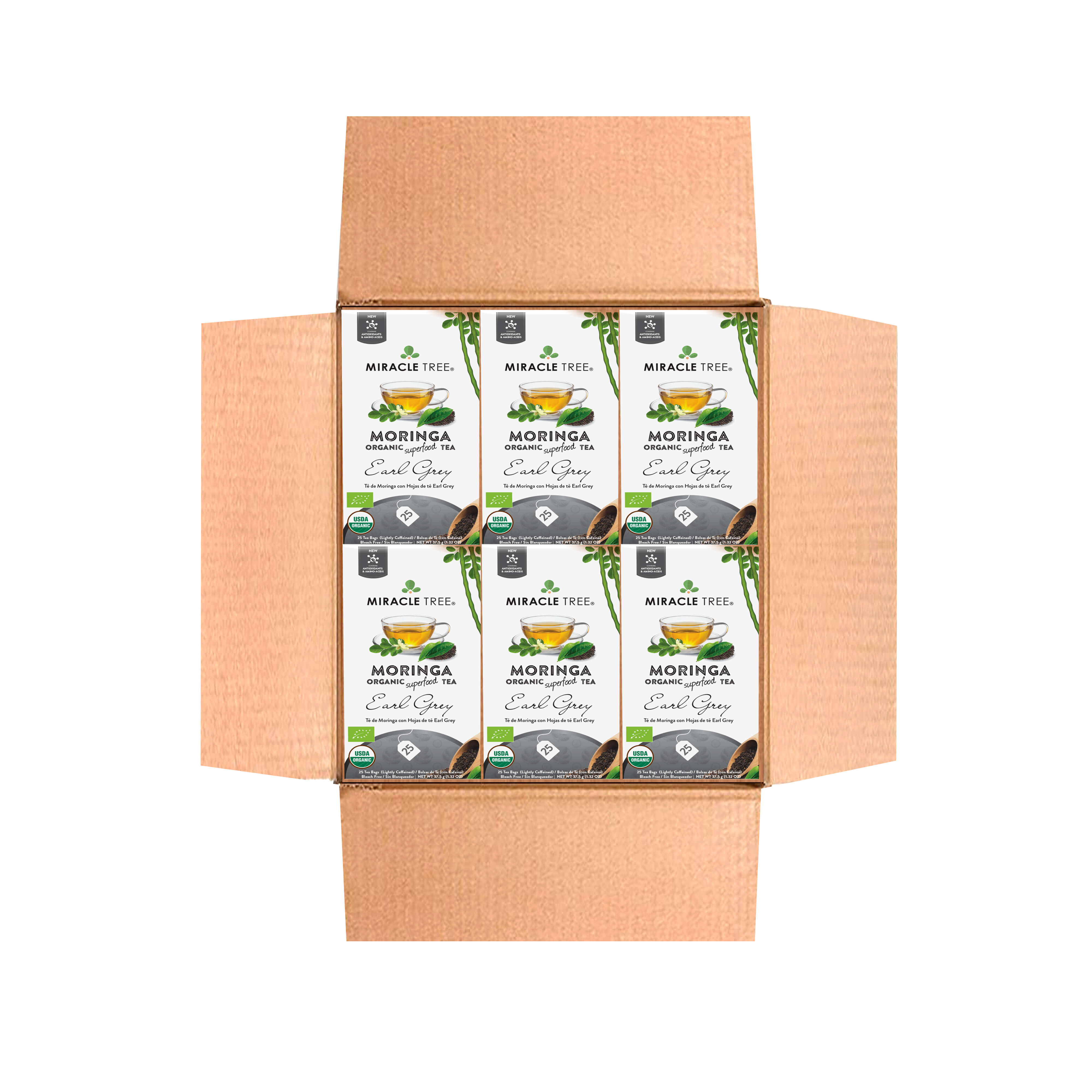 Organic Moringa Tea, Earl Grey