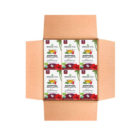 Organic Moringa Tea, Hibiscus