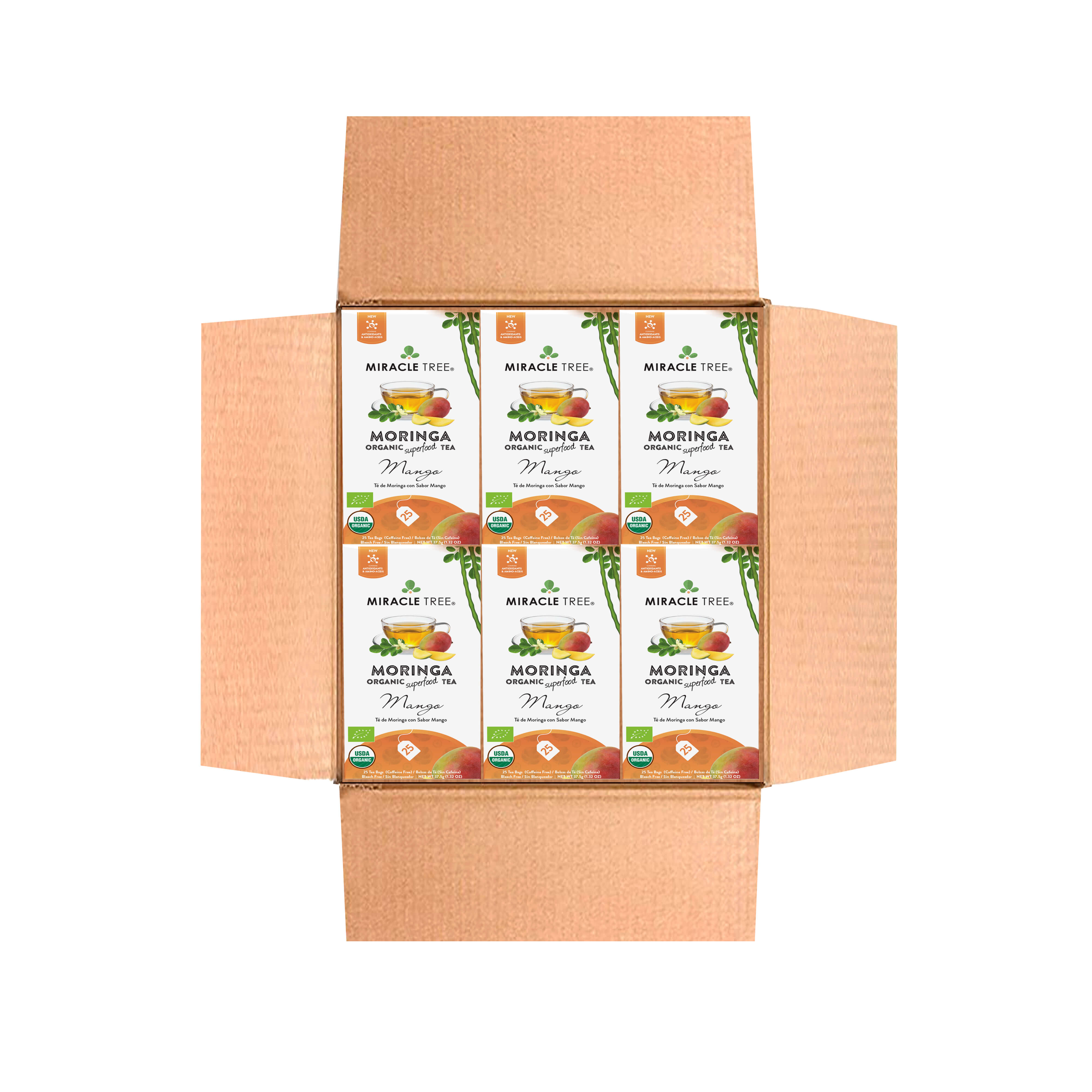 Organic Moringa Tea, Mango