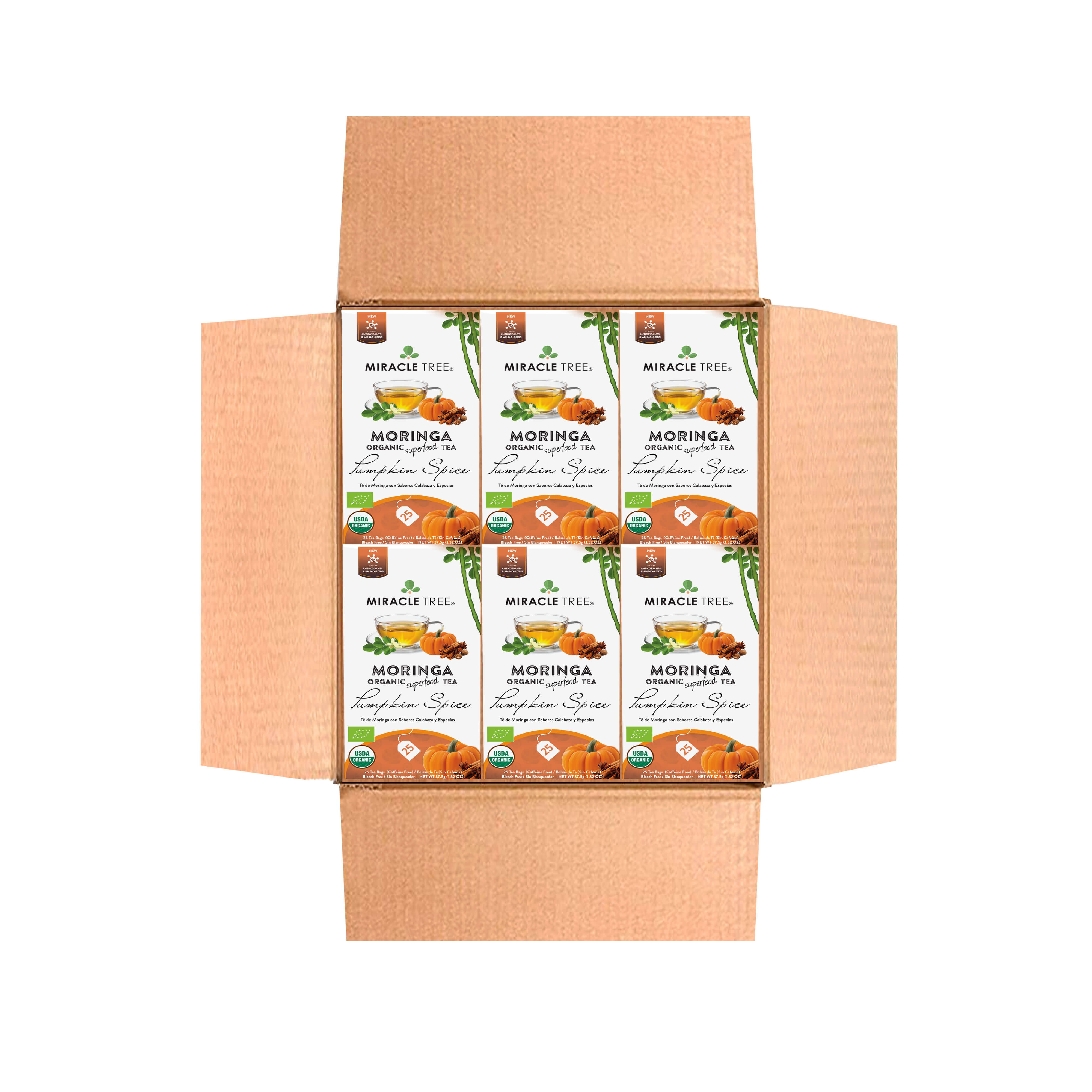 Organic Moringa Tea, Pumpkin Spice