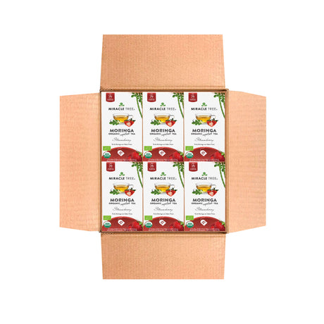 Organic Moringa Tea, Strawberry