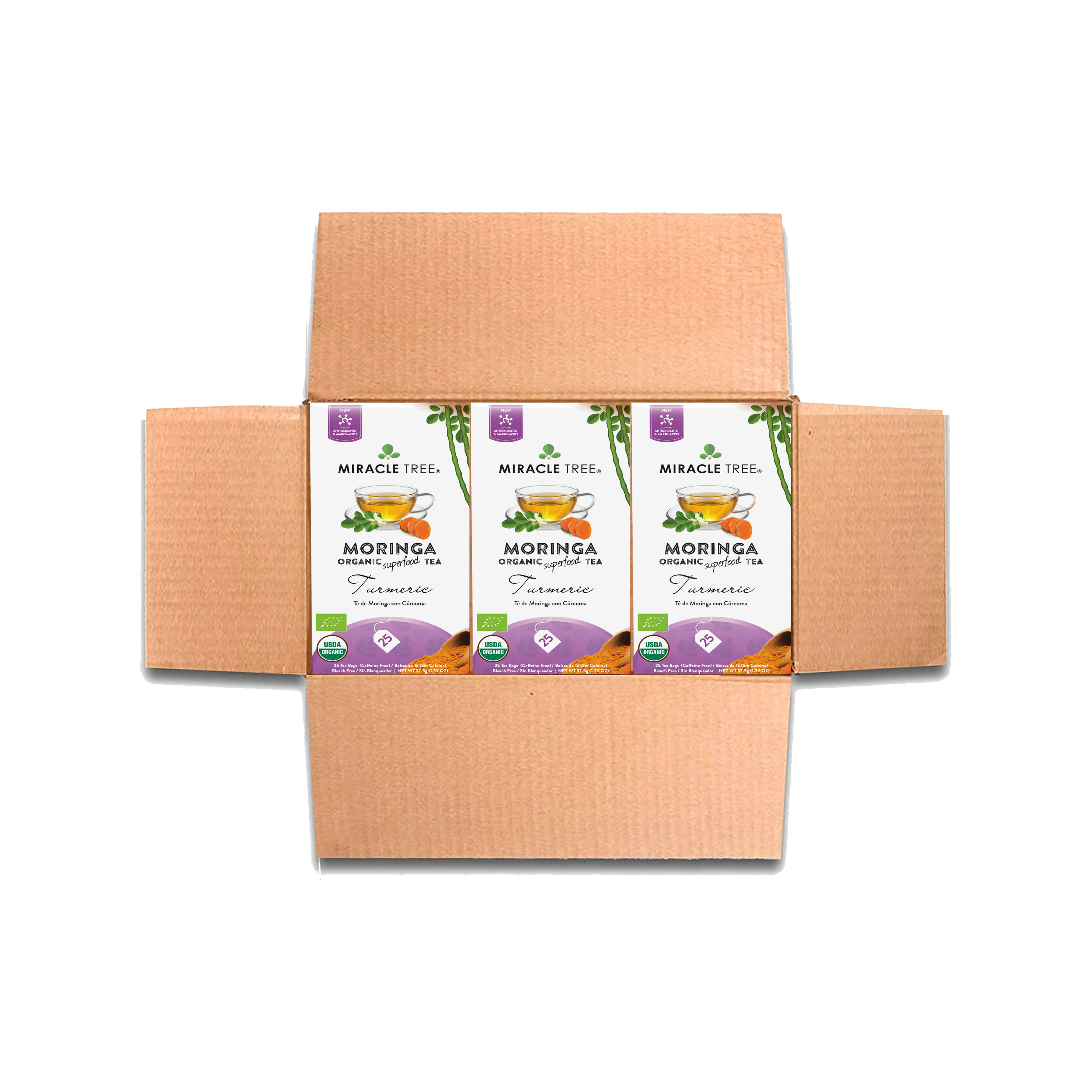 Organic Moringa Tea, Turmeric