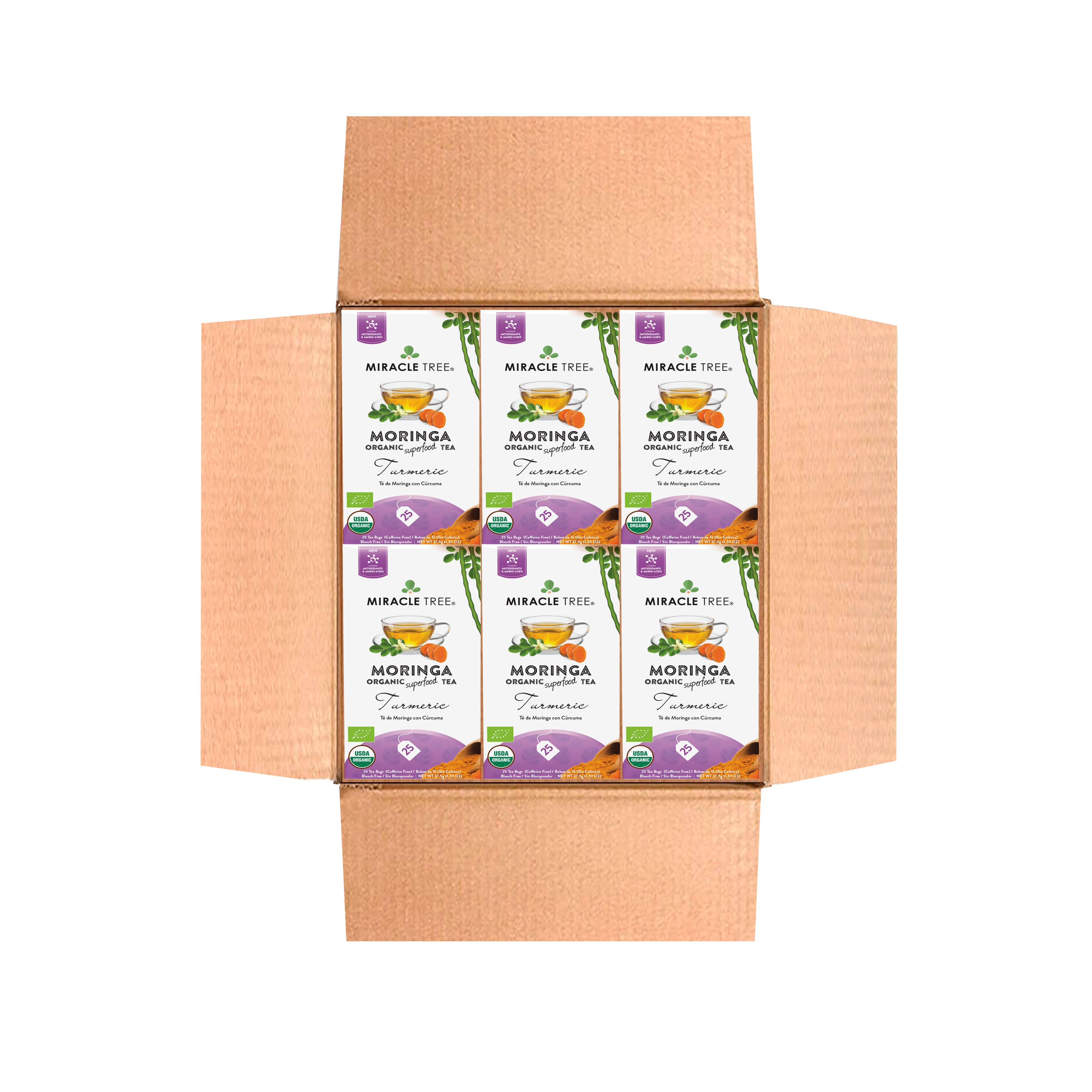 Organic Moringa Tea, Turmeric