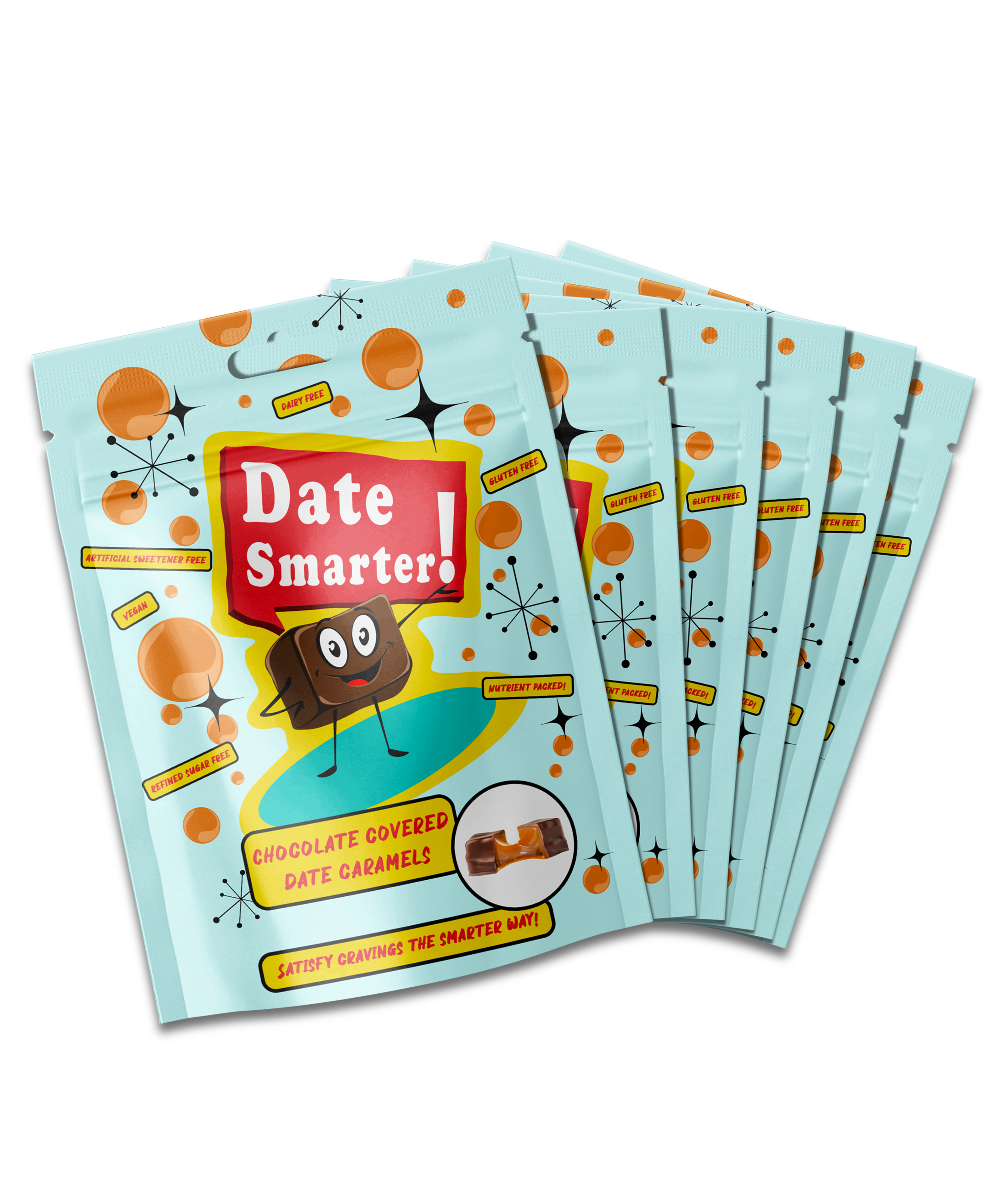 Chocolate Covered Date Caramels - 6pk