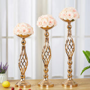 Table Candlesticks Gold Iron