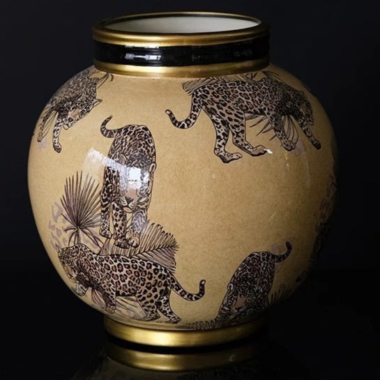 Yellow Orchid Fortune‑Bringing Vase – Treasure Basin Cornucopia
