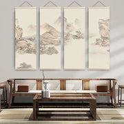 Chinese traditional landscape painting traditional classic art home decoration painting poster wall art wall art decor canvas