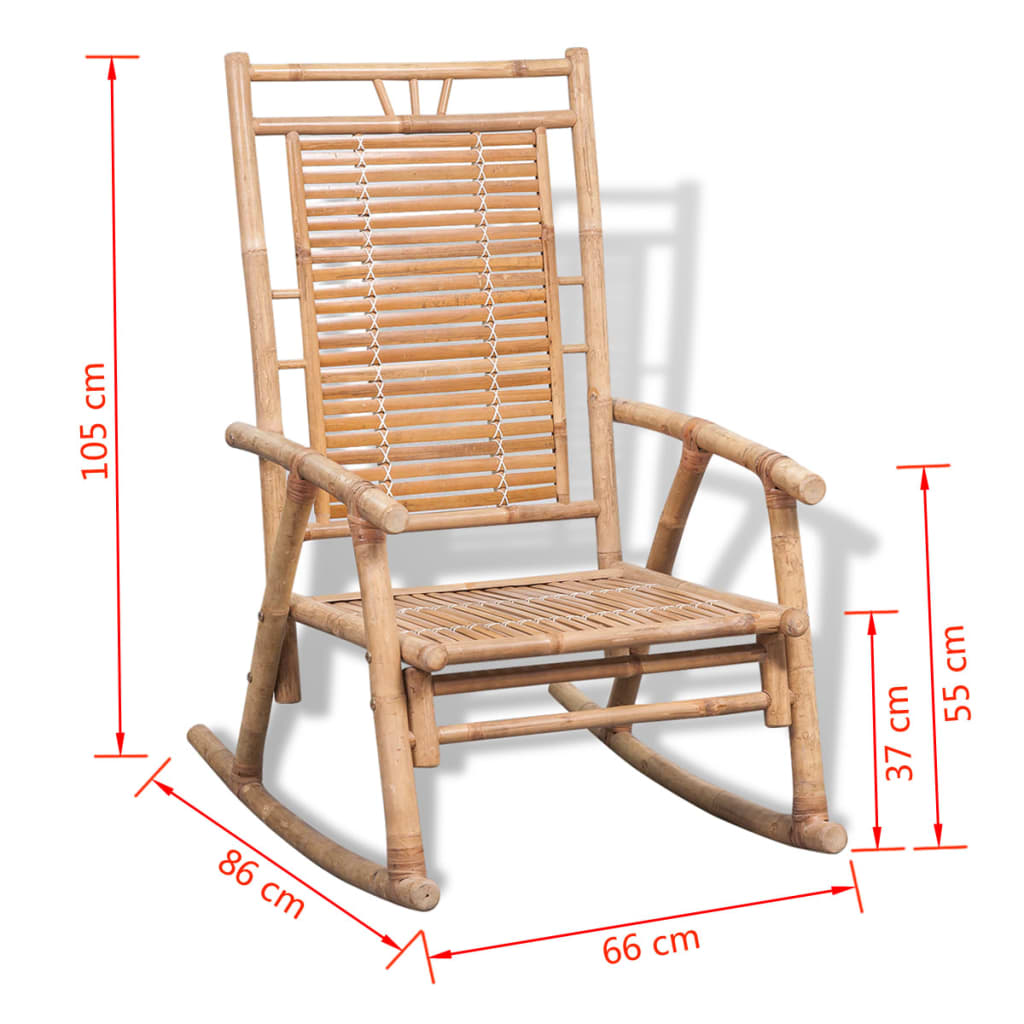 Bamboo Rocking Chair