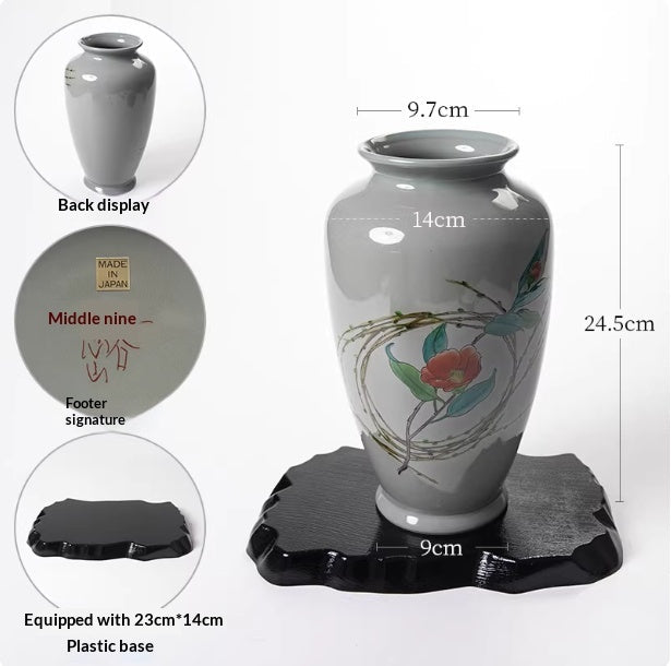 Brand-new Kutani-yaki Vase