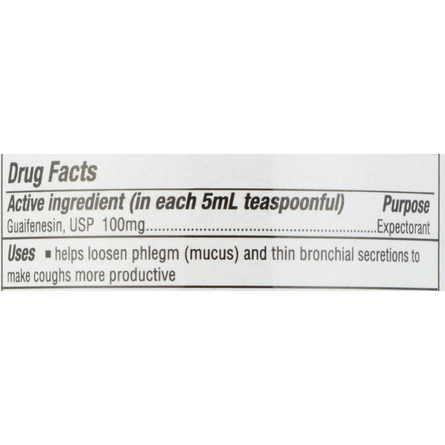 Geri-Care Geri-Tussin Expectorant Cough Relief Liquid