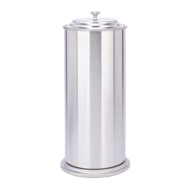 Freestanding Extra Large Toilet Paper Holder  (Stainless Steel Finish)