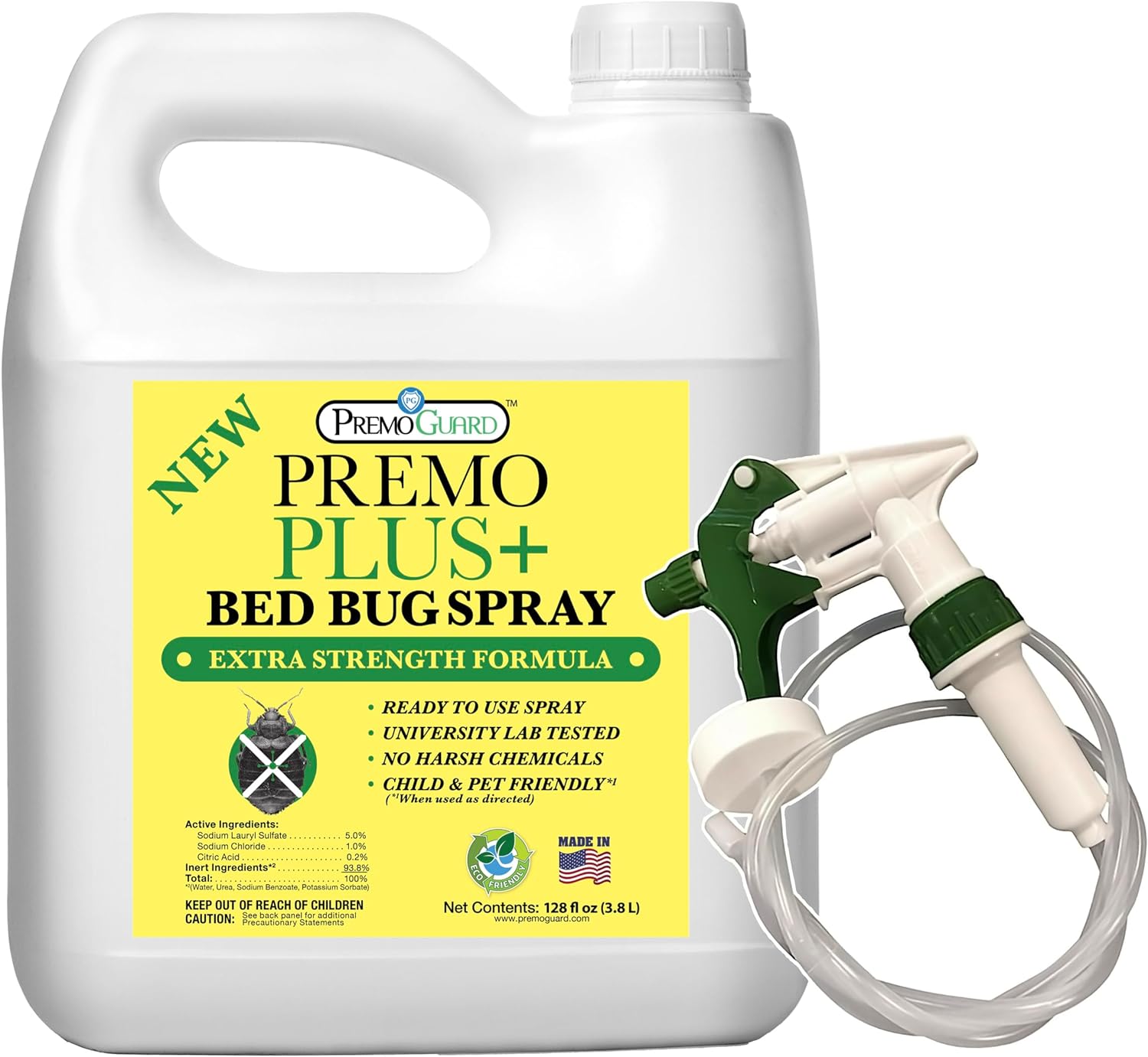Bed Bug Plus - 32 oz - All Natural Non-Toxic - By Premo Guard