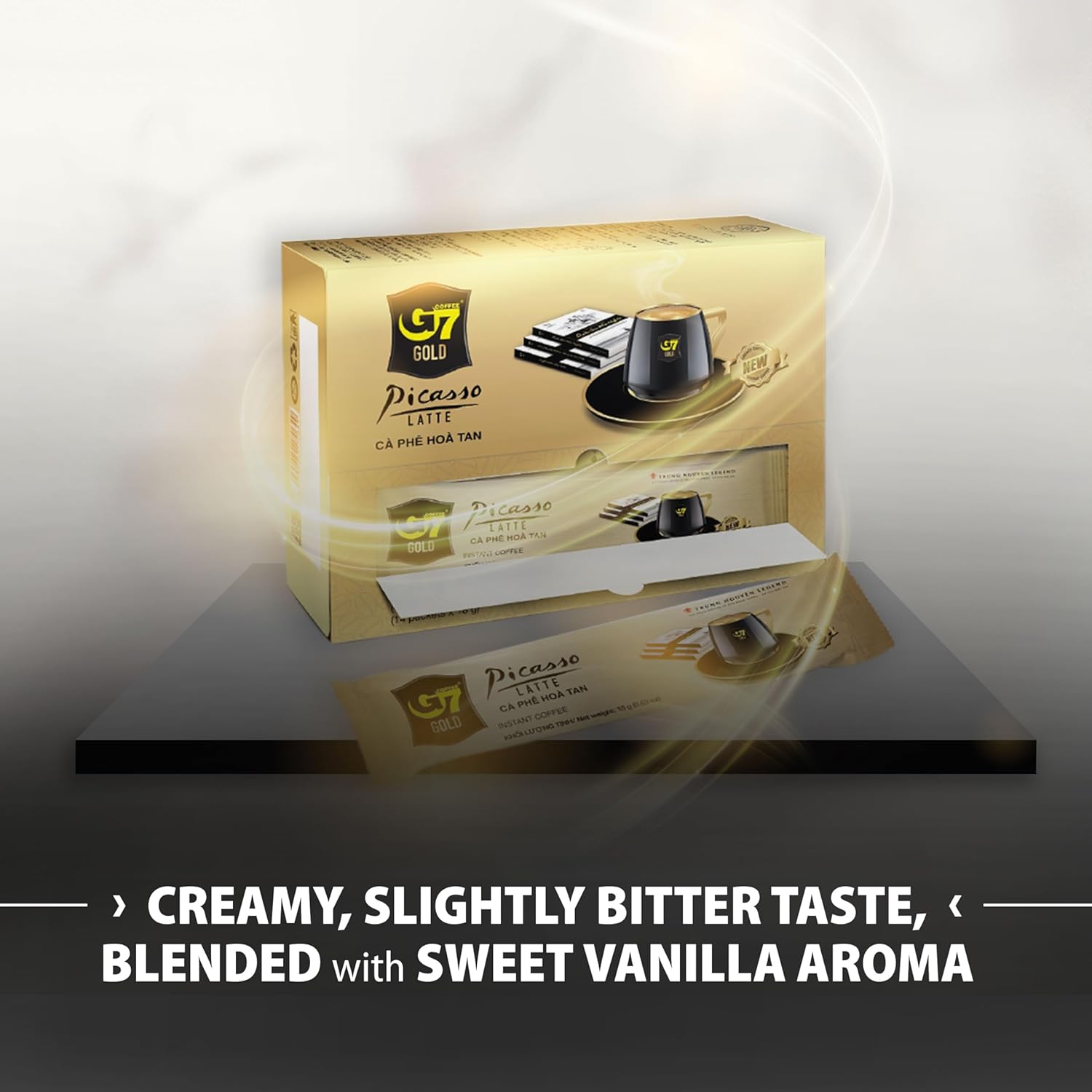 TRUNG NGUYEN G7 Gold Picasso Latte Instant Coffee Single Served