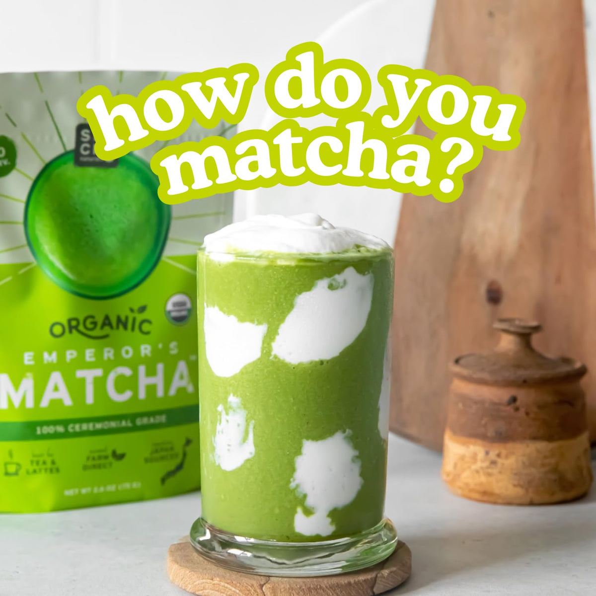 SEN CHA Naturals Organic Matcha Green Tea Powder, Ceremonial Grade, First Harvest Organic Matcha, 1oz Tin (1 Pack)