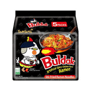 Samyang Buldak Hot Spicy Chicken Ramen Noodle Korean Stir- 4.94 OZ (140g)