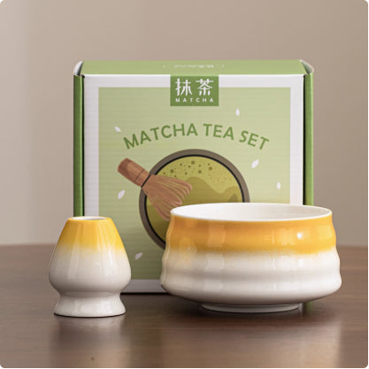Ceramic Matcha Bowl Ceramic with Accessories