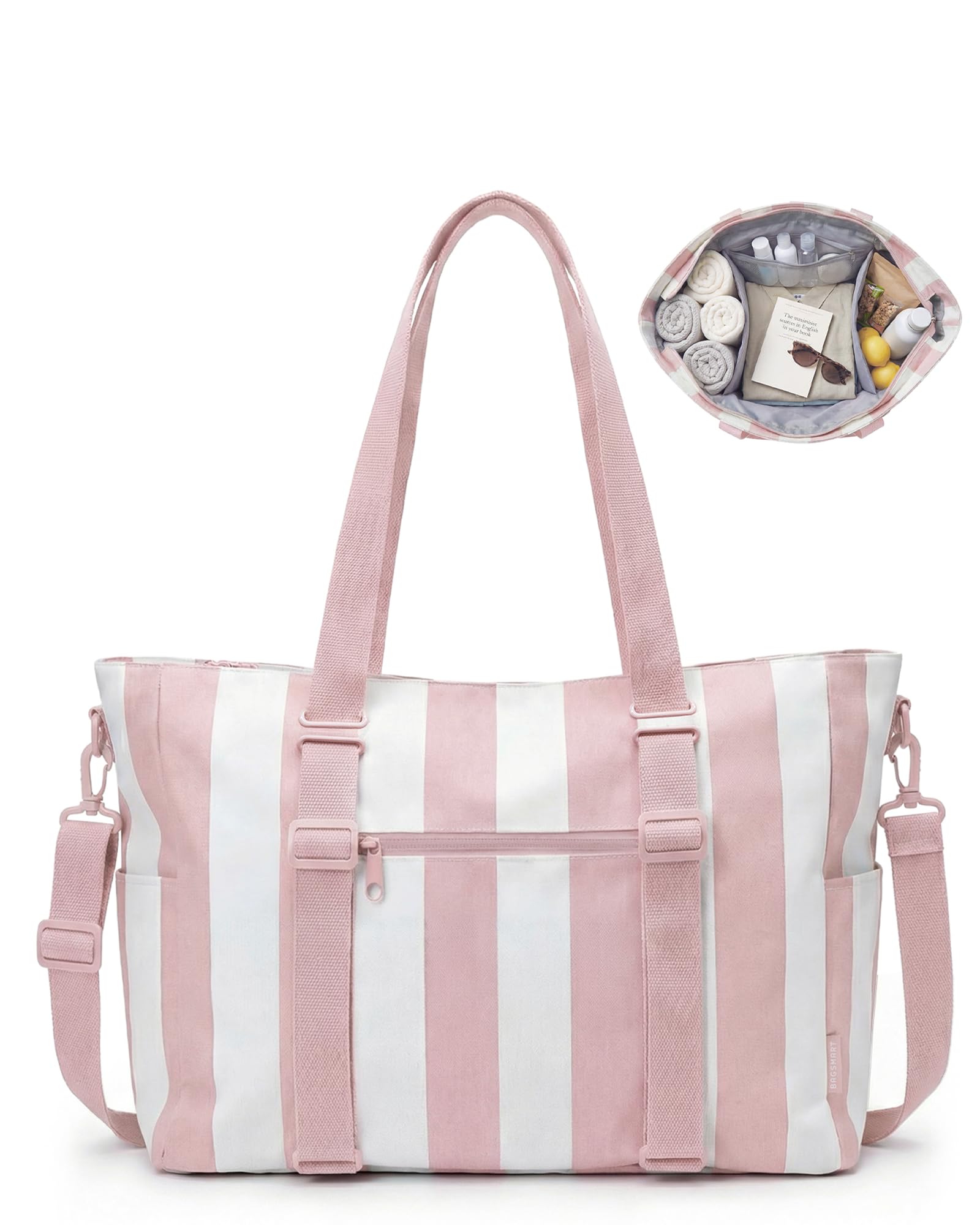 BAGSMART Large Beach Bag for Beach Essentials
