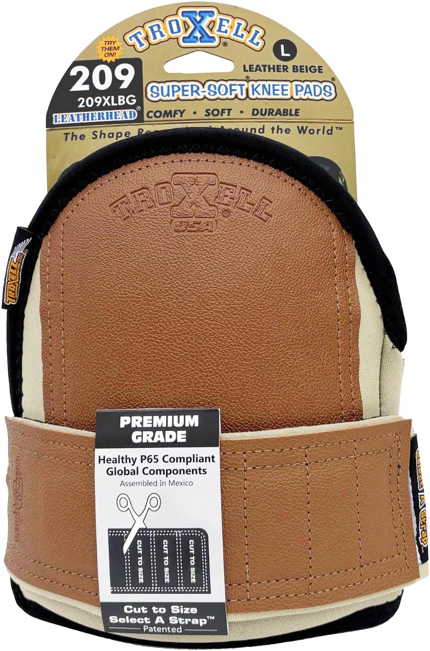 SuperSoft Leatherhead Kneepads - (Large Size / Bagged in Pairs)