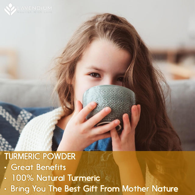 Turmeric Powder, 20oz (1.25 lbs), 100% Natural & Pure, Ground, Seasoning Root Powder, No Additives, No Gluten, Vegan