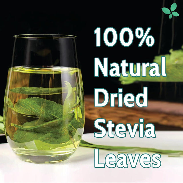 Stevia Leaf, Whole Dried Leaves, Tea Bags, Powder, 100% Natural and Pure from Stevia Leaves. Sugar Substitute for Tea, Coffee. Loose Leaf Stevia Herbal Tea. Zero Calorie Sweetener. No Sugar, No Caffeine, No Gluten, Vegan. - FreshDrinkUS - Natural and Premium Herbal Tea
