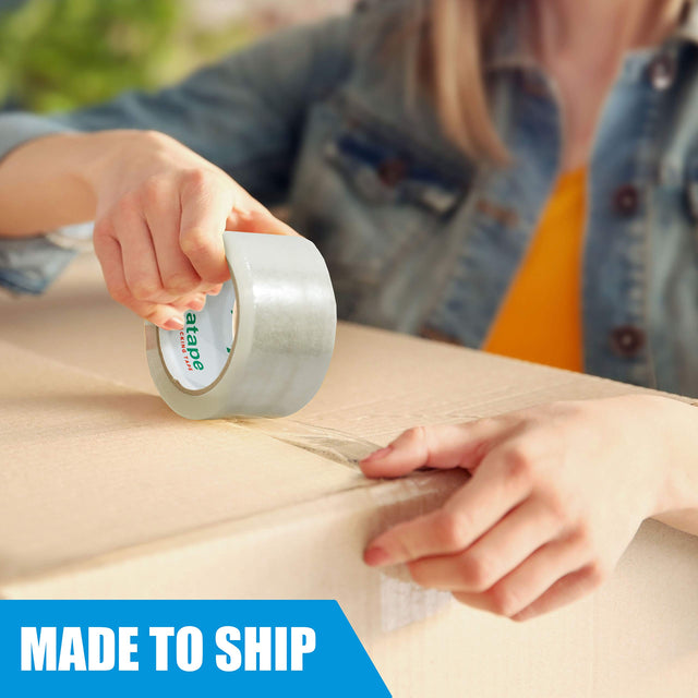 VPTAPE Heavy Duty Packing Tape, 1.88 Inchx 60 Yards, Thickness 2.7 Mil, Clear, 36 Rolls