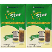 Vinamilk Southern Star Vietnamese Sweetened Condensed Creamer 45.3 Oz (2.9 Lbs)