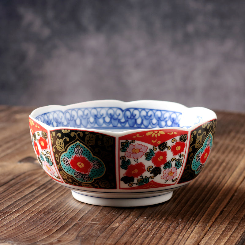 Japanese Traditional Design Ceramic Soup Plates and Bowls