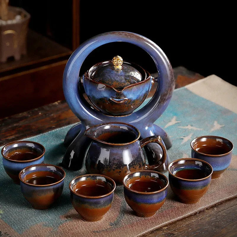 Chinese Portable Tea Set – Ceramic Travel Teapot & Cups in Carry Case