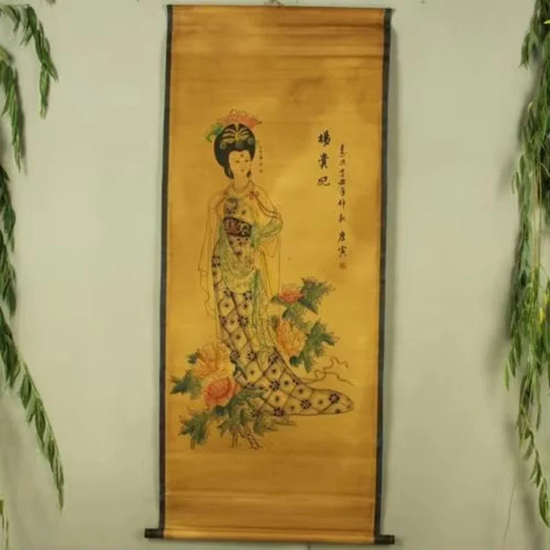 Chinese Belle Wall Art – Exquisite Antique-Style Beauty Painting