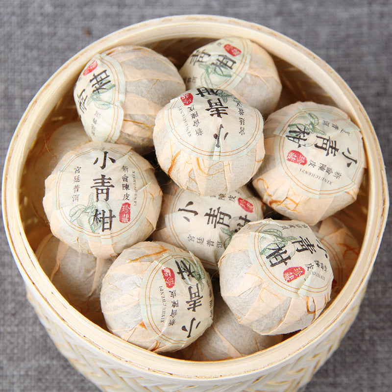 Dried Citrus Pu’er Tea – Tangerine Peel “Barrel” Pu-erh