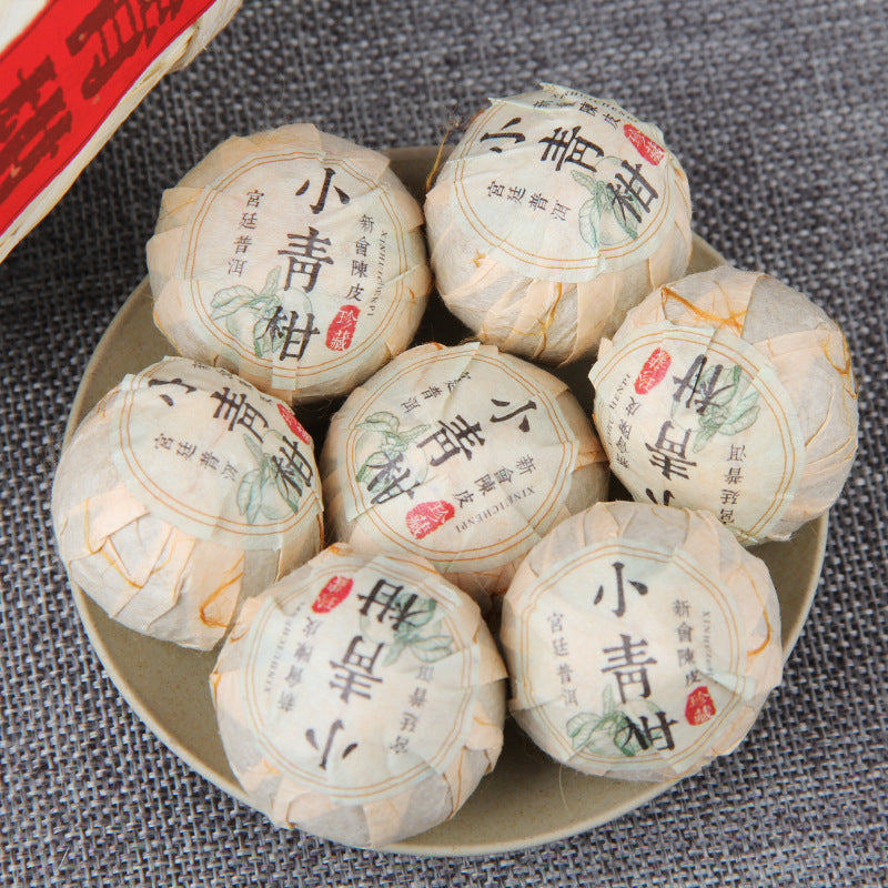 Dried Citrus Pu’er Tea – Tangerine Peel “Barrel” Pu-erh
