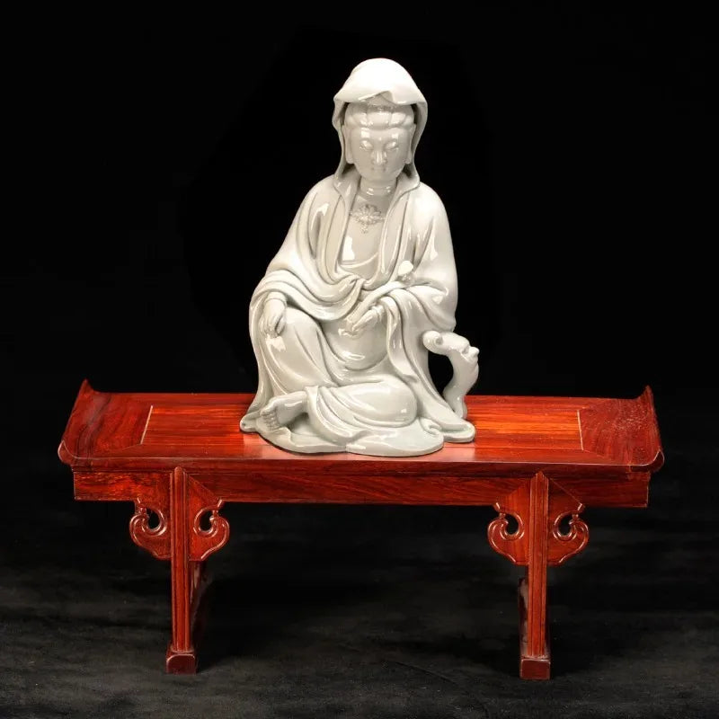 Redwood Chinese Altar Table – Display Stand for Buddha, Vases & Bonsai