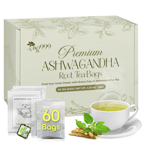 TOG999, Premium 120 Moringa Leaf Tea Bags, 100% Natural & Pure from Moringa Leaves. Loose Leaf Moringa Herbal Tea. Moringa Leaf Tea. No Sugar, No Caffeine, No Gluten, Vegan.